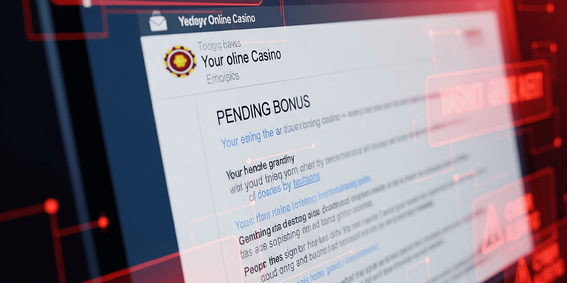 ¡Alerta Roja! Desmontando la Estafa de Phishing del "Bono Pendiente" de Casinos Online